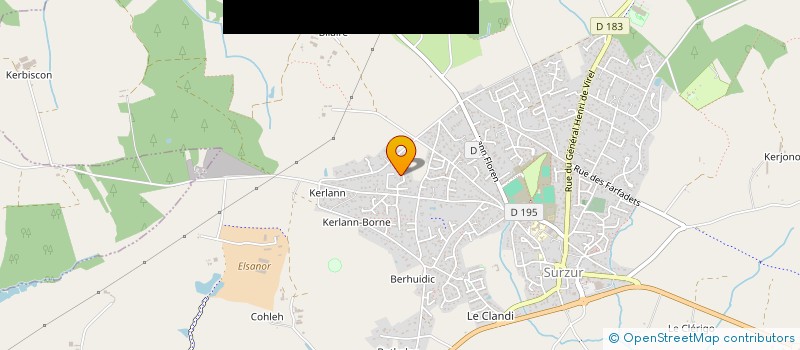 localisation de l'entreprise MADAME GWENDAELLE BLENO  SURZUR