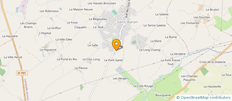 localisation de l'entreprise MADAME GWENDAELLE LE GALL  LAMBALLE-ARMOR