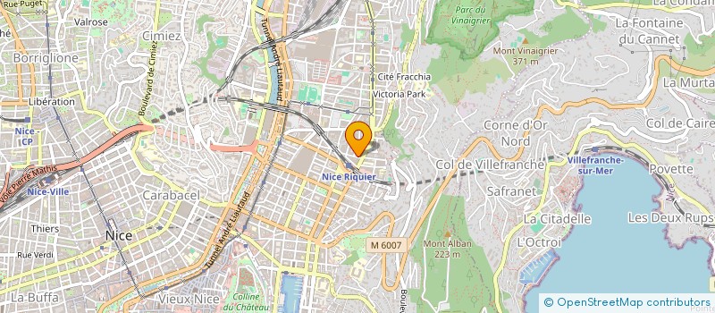 localisation de l'entreprise MADAME GWENDALYS FRAU  NICE