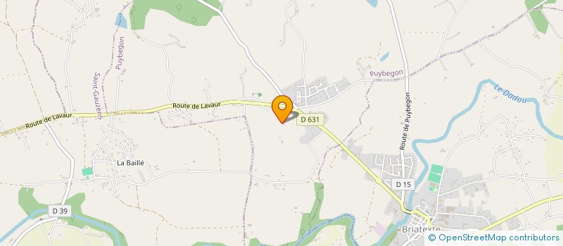 localisation de l'entreprise MADAME GWENDOLEN BARTHE  PUYBEGON