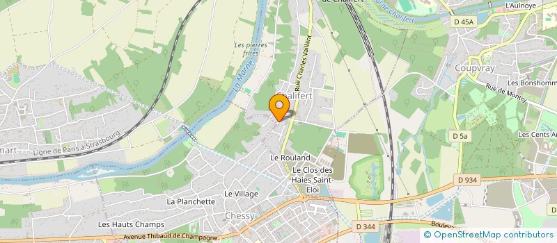 localisation de l'entreprise MADAME GWENDOLINE ALBANO à CHALIFERT