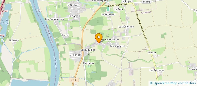 localisation de l'entreprise MADAME GWENDOLINE ALBERT  FAREINS