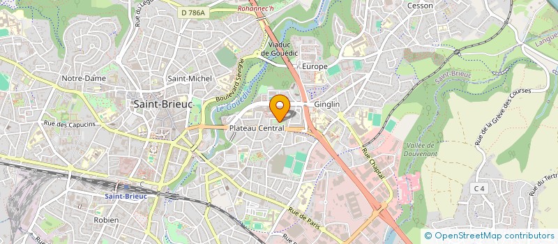 localisation de l'entreprise MADAME GWENDOLINE ANGOT à SAINT-BRIEUC