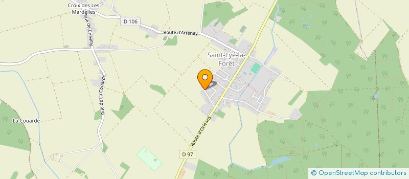 localisation de l'entreprise MADAME GWENDOLINE BAILLEUL à SAINT-LYE-LA-FORET