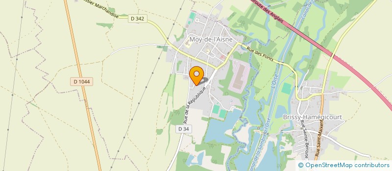 localisation de l'entreprise MADAME GWENDOLINE BARRY à MOY-DE-L'AISNE