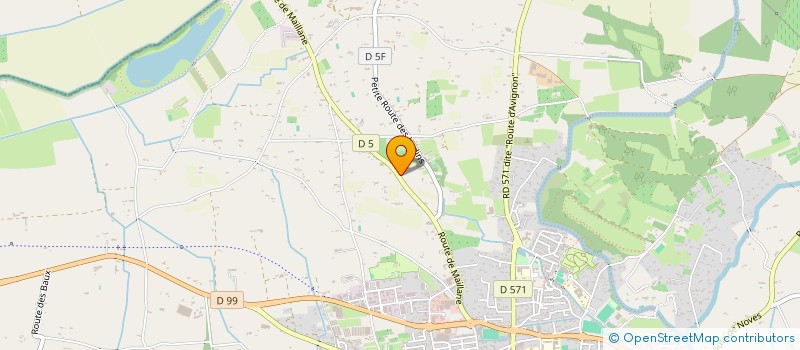 localisation de l'entreprise MADAME GWENDOLINE BAUDU  SAINT-REMY-DE-PROVENCE