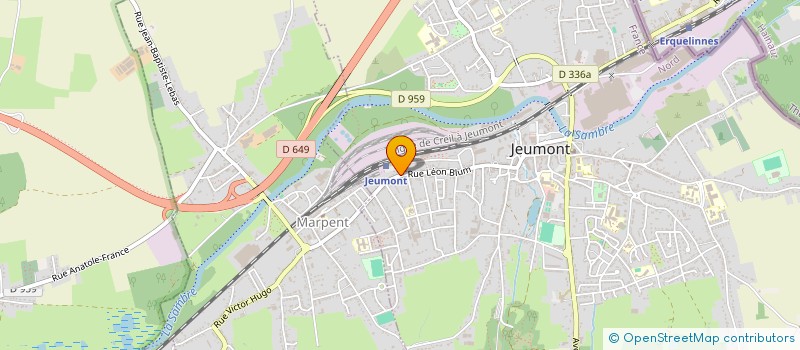 localisation de l'entreprise MADAME GWENDOLINE BEAUCHAMPS  SAINT-RAPHAEL