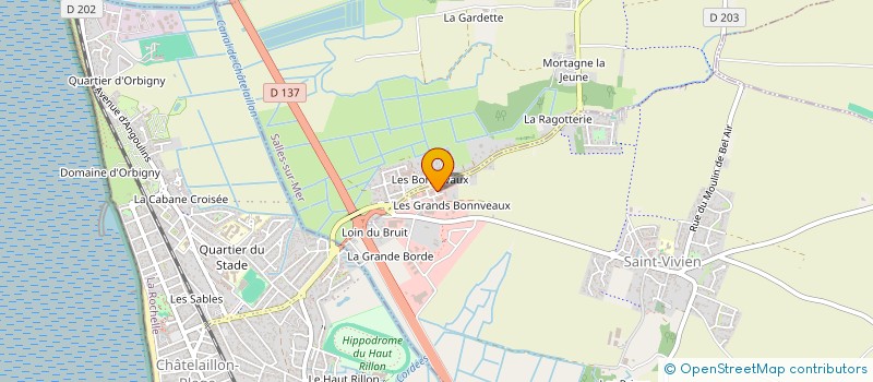 localisation de l'entreprise MADAME GWENDOLINE BELLANGER  SAINT-VIVIEN