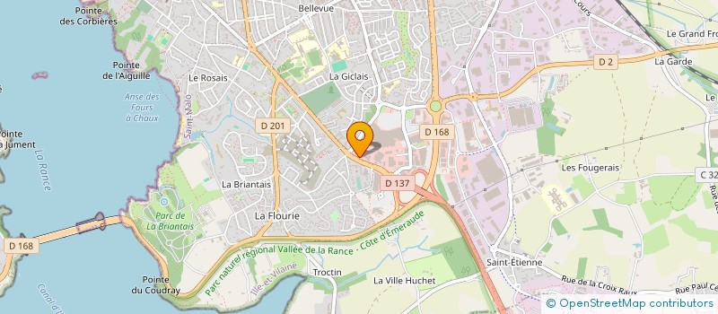 localisation de l'entreprise MADAME GWENDOLINE BESNARD  MOREAC