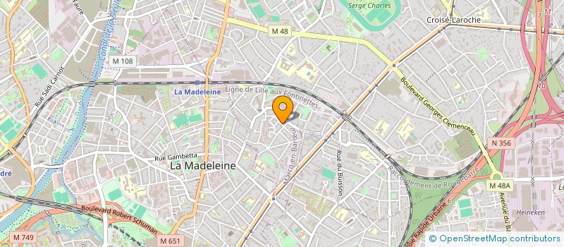 localisation de l'entreprise MADAME GWENDOLINE BILLY à MARCQ-EN-BARŒUL