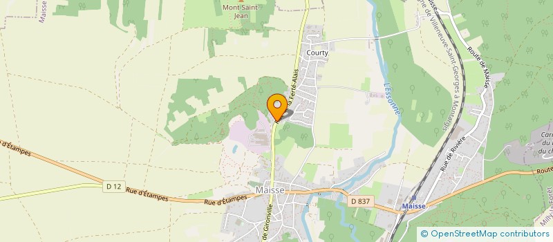 localisation de l'entreprise MADAME GWENDOLINE BISSON  MAISSE