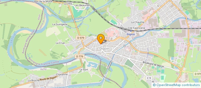 localisation de l'entreprise MADAME GWENDOLINE BOUCHARD  DIGOIN