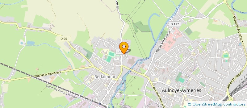 localisation de l'entreprise MADAME GWENDOLINE BUIRETTE  BERLAIMONT