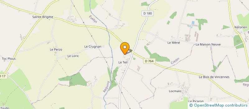 localisation de l'entreprise MADAME GWENDOLINE CABO  CREDIN