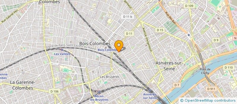 localisation de l'entreprise MADAME GWENDOLINE CAMART à ASNIERES-SUR-SEINE