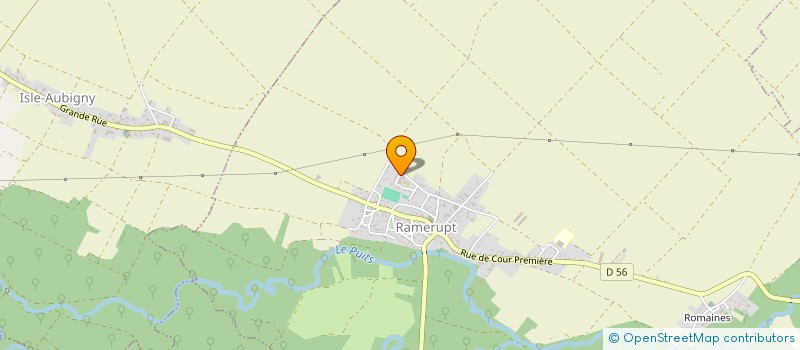 localisation de l'entreprise MADAME GWENDOLINE CARON  RAMERUPT