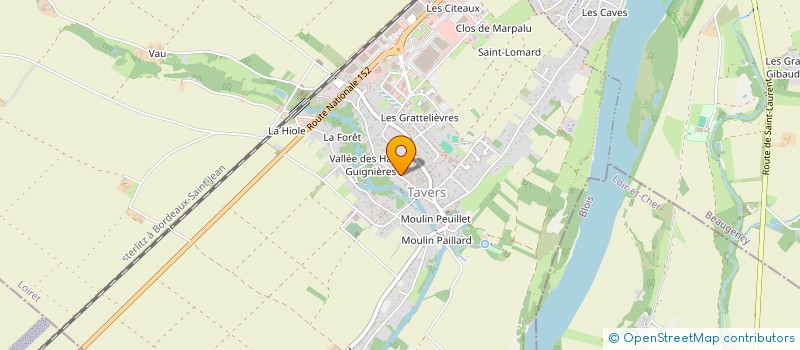 localisation de l'entreprise MADAME GWENDOLINE CARVALHO LOPES  TAVERS