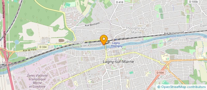 localisation de l'entreprise MADAME GWENDOLINE CHERENE  POMPONNE