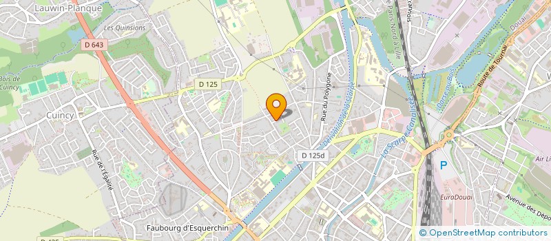 localisation de l'entreprise MADAME GWENDOLINE CHOPIN  DOUAI