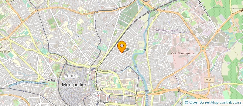localisation de l'entreprise MADAME GWENDOLINE CORTHIER à MONTPELLIER
