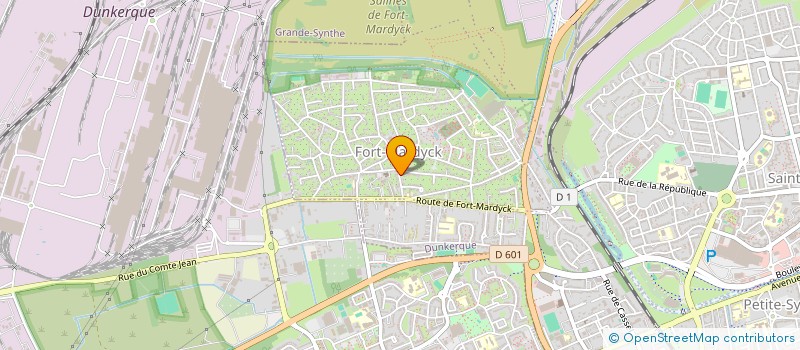 localisation de l'entreprise MADAME GWENDOLINE DA COSTA CAMPOS CERCA à DUNKERQUE