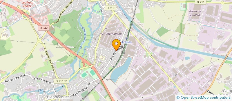 localisation de l'entreprise MADAME GWENDOLINE DANIEL  ARQUES