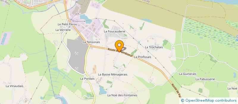 localisation de l'entreprise MADAME GWENDOLINE DAVID  SAINT-VIAUD