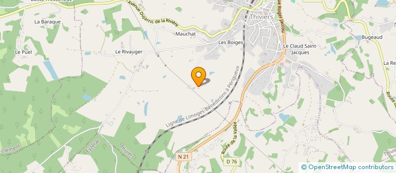 localisation de l'entreprise MADAME GWENDOLINE DE BARROS  THIVIERS