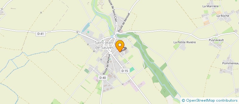 localisation de l'entreprise MADAME GWENDOLINE DEBARE  SAINT-JEAN-DE-SAUVES