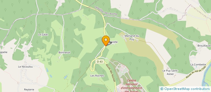 localisation de l'entreprise MADAME GWENDOLINE DEMARQUE  COULOUNIEIX CHAMIERS