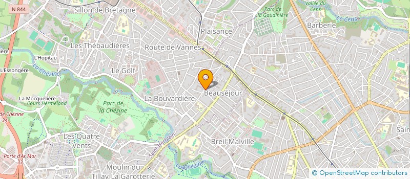 localisation de l'entreprise MADAME GWENDOLINE DERNONCOURT  SAINT-HERBLAIN