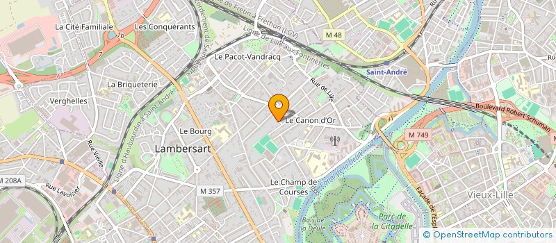 localisation de l'entreprise MADAME GWENDOLINE DESTAILLEURS à LAMBERSART
