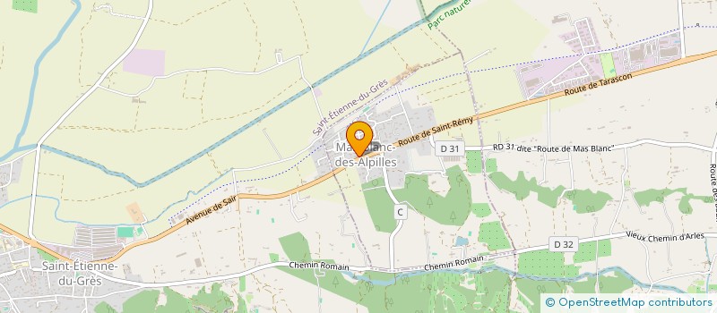 localisation de l'entreprise MADAME GWENDOLINE DI FUSCO  MAS-BLANC-DES-ALPILLES