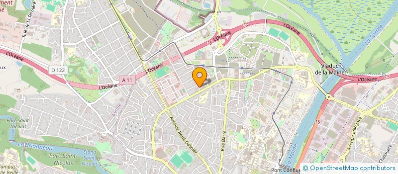 localisation de l'entreprise MADAME GWENDOLINE DORCHIES  ANGERS