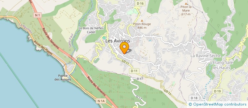 localisation de l'entreprise MADAME GWENDOLINE DUBOIS  LES AVIRONS