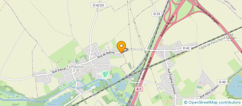 localisation de l'entreprise MADAME GWENDOLINE DUHAMEL  FAMPOUX