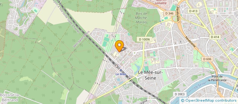 localisation de l'entreprise MADAME GWENDOLINE DUVAL  LE MEE-SUR-SEINE