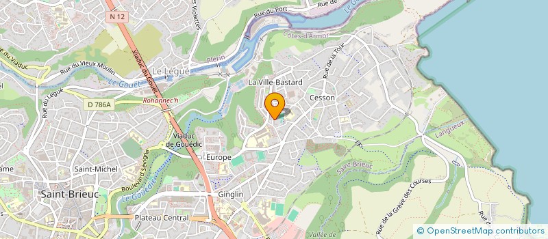 localisation de l'entreprise MADAME GWENDOLINE ERNY à SAINT-BRIEUC