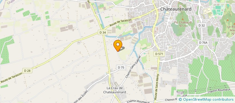 localisation de l'entreprise MADAME GWENDOLINE FOURNIER  CHATEAURENARD