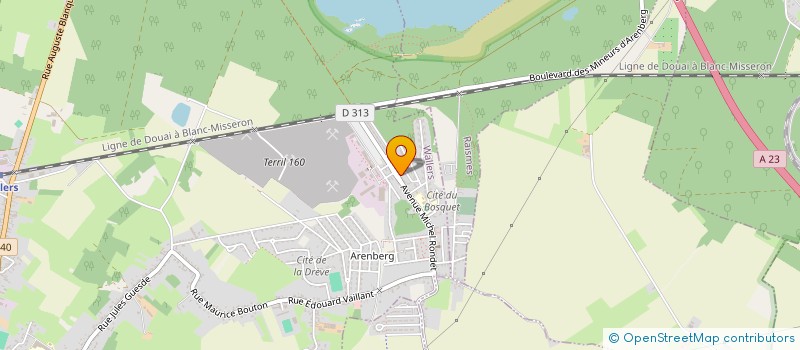 localisation de l'entreprise MADAME GWENDOLINE FREITAS  WALLERS