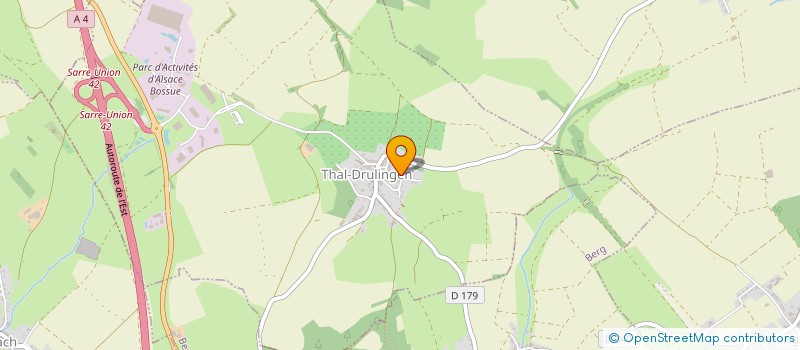 localisation de l'entreprise MADAME GWENDOLINE GALERA  THAL-DRULINGEN