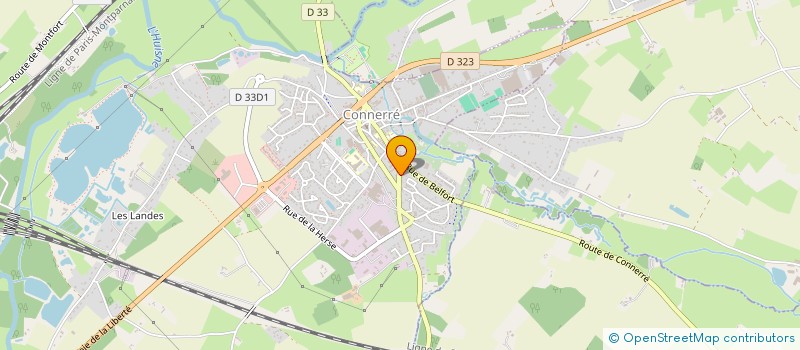 localisation de l'entreprise MADAME GWENDOLINE GARREAU  CONNERRE