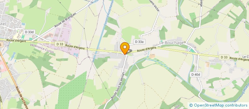 localisation de l'entreprise MADAME GWENDOLINE GARRET  LE BOUCHAGE