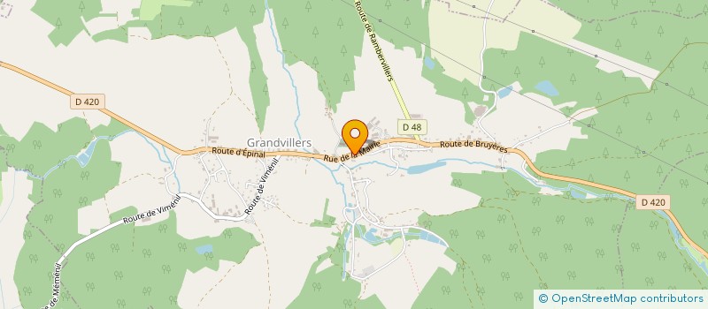 localisation de l'entreprise MADAME GWENDOLINE GEORGE  LES POULIERES