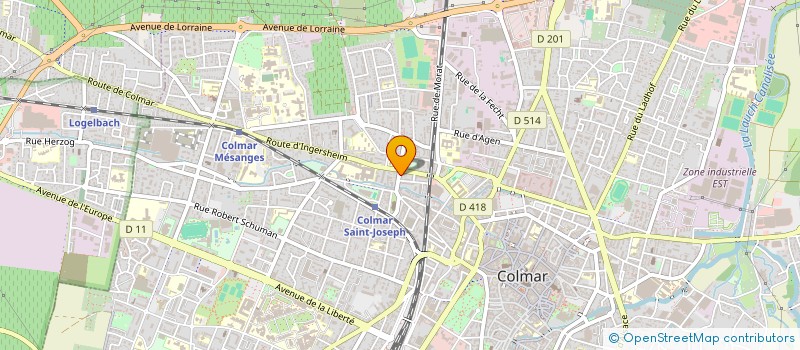 localisation de l'entreprise MADAME GWENDOLINE GERARD  COLMAR