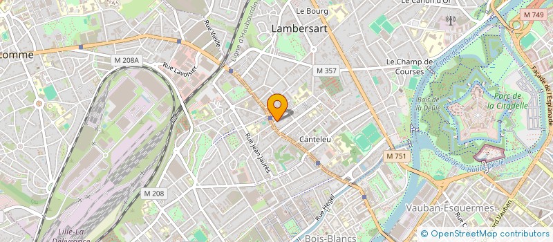 localisation de l'entreprise MADAME GWENDOLINE GOBERT  LAMBERSART