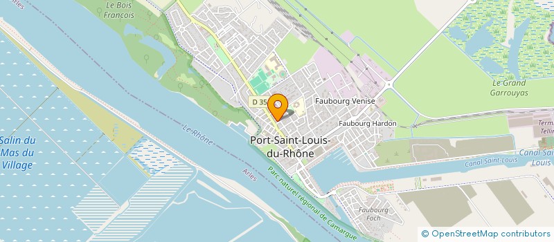 localisation de l'entreprise MADAME GWENDOLINE GROSSO à PORT-SAINT-LOUIS-DU-RHONE