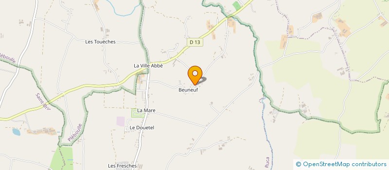 localisation de l'entreprise MADAME GWENDOLINE GUEGUEN  RUCA