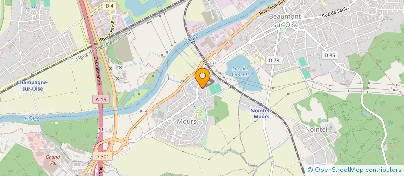 localisation de l'entreprise MADAME GWENDOLINE GUILLET  MOURS