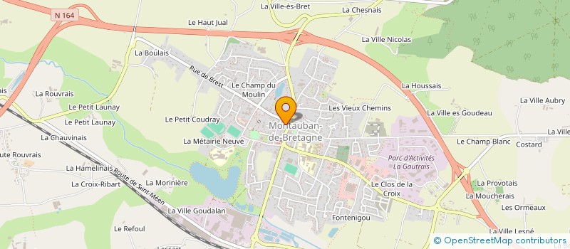 localisation de l'entreprise MADAME GWENDOLINE HAINRY  LA CHAPELLE-THOUARAULT